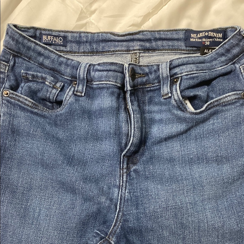 Buffalo David Bitton Women's Classic Blue Skinny Jeans